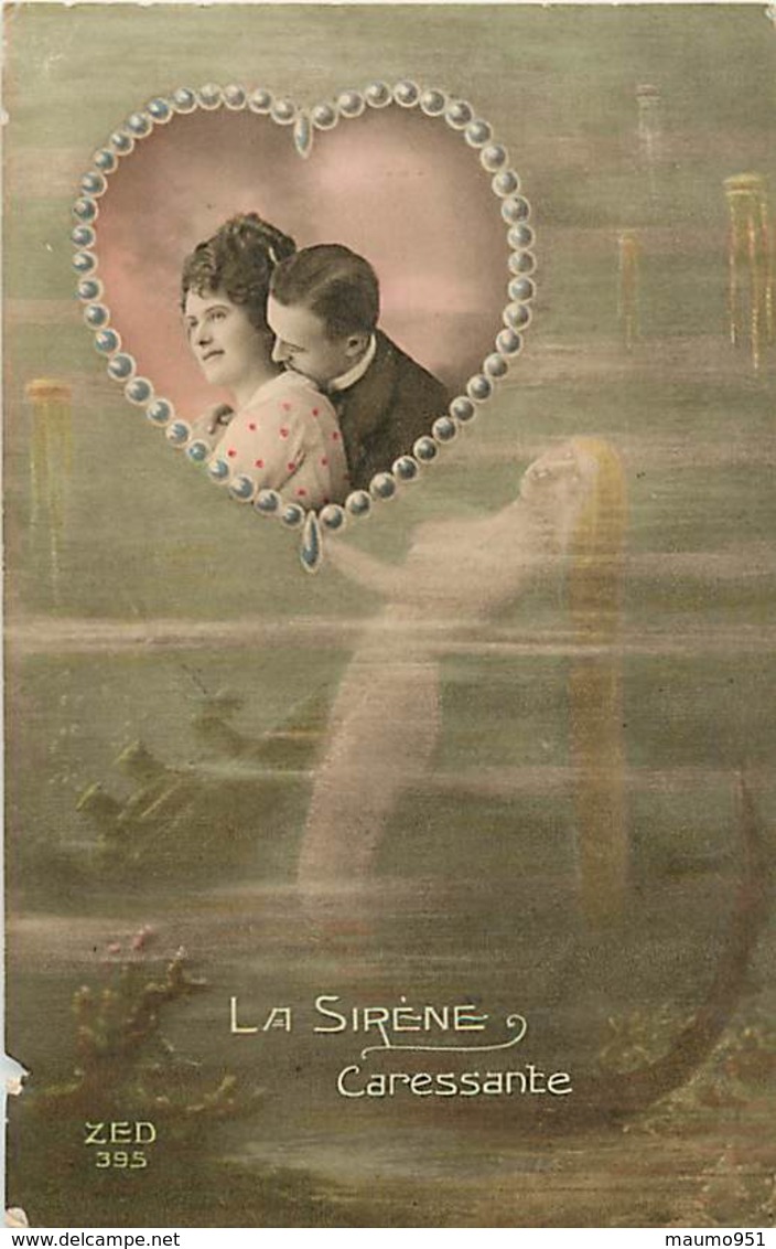 FANTAISIES COUPLE LOT DE 10 CARTES ANCIENNES N°131