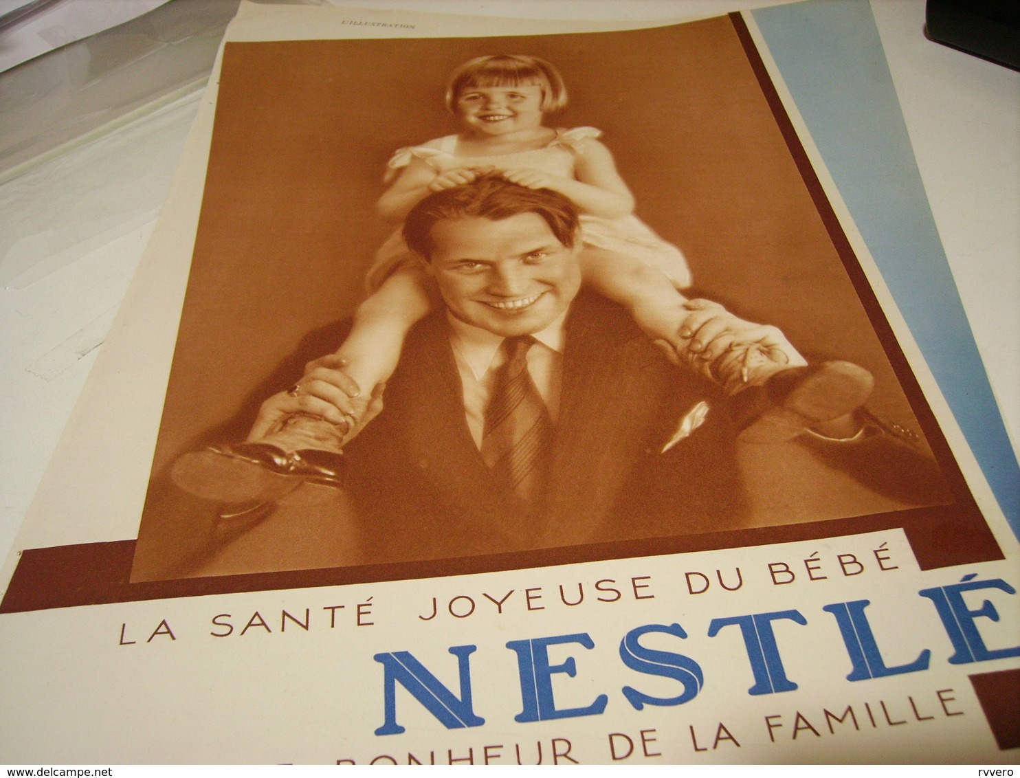 ANCIENNE PUBLICITE BEBE NESTLE ANNEE 1930 - Affiches