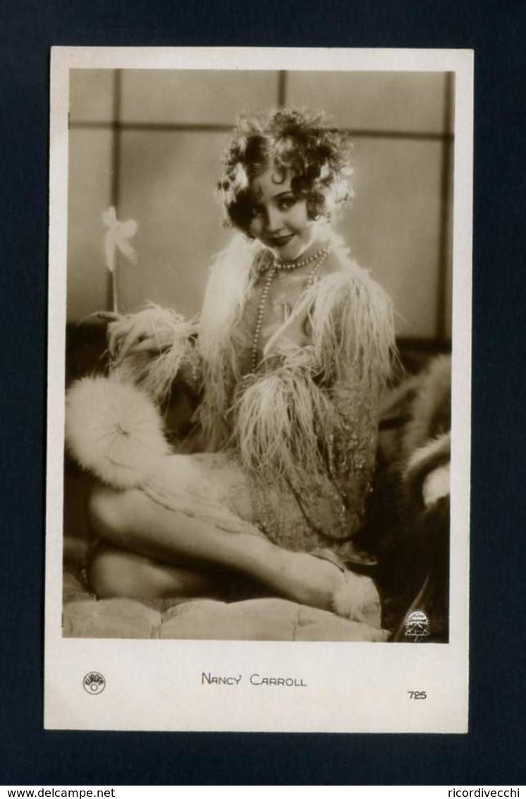 Cartolina Cinema - Nancy Carroll - Attori