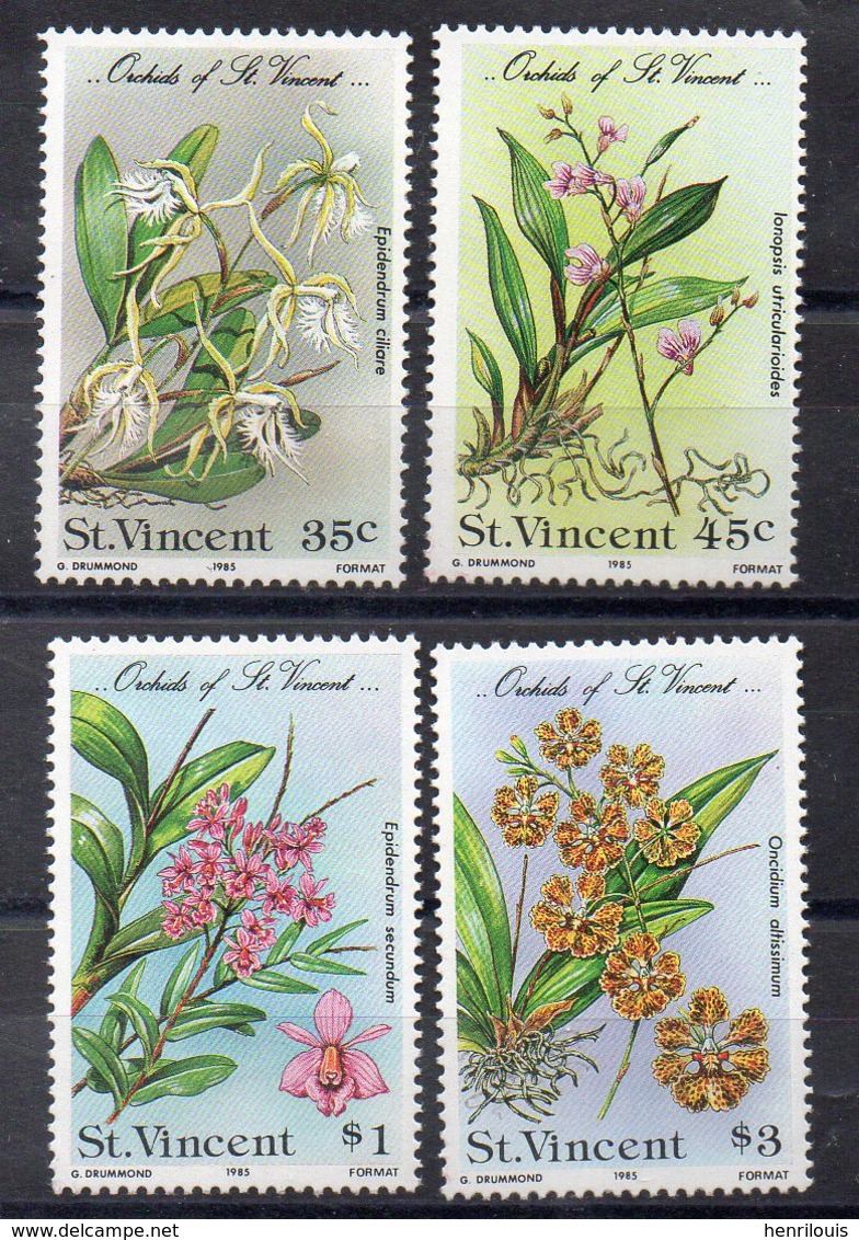 SAINT VINCENT  Timbres Neufs ** De 1985  ( Ref 5731 )  Fleurs - St.Vincent (1979-...)