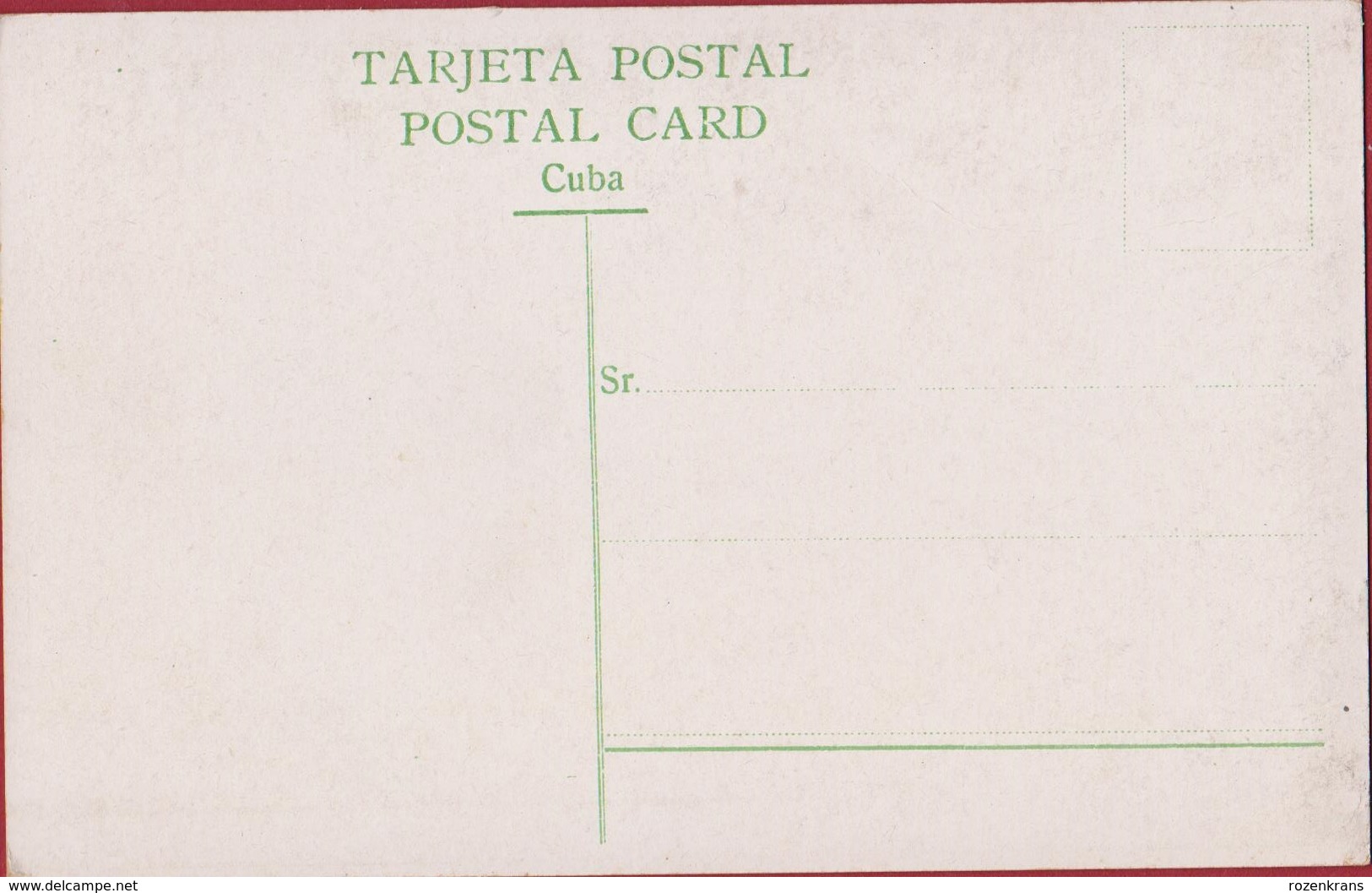 Old Postcard Tarjeta Postal Cuba Cuban Landscape Paisaje Cubano Palm Forestry Palm Tree Forest Colonial Period - Kuba
