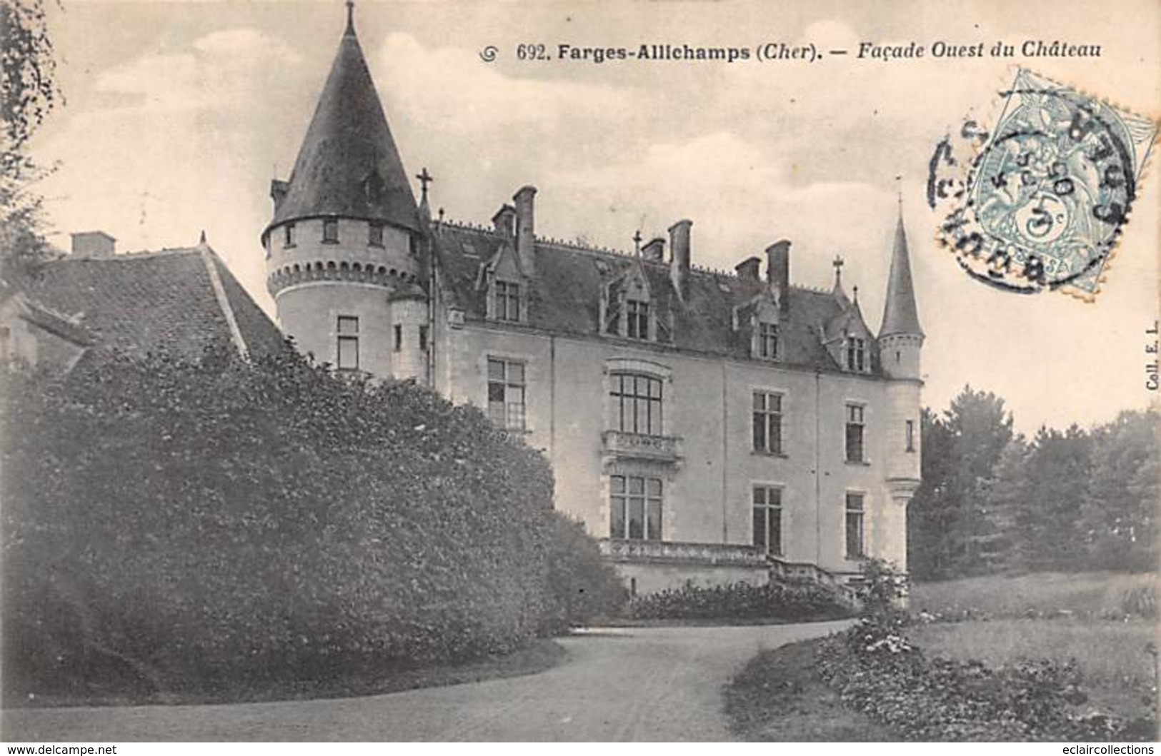 Farges-Allichamps       18       Le Château        ( Voir Scan) - Autres & Non Classés