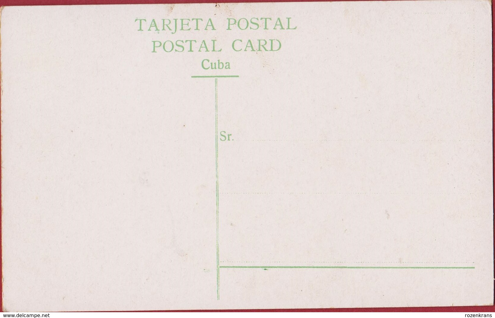 Rare Old Postcard Tarjeta Postal Cuba Camino De Guanajay Train Tren Ferrocarril Artemisa Forest Colonial Period - Kuba