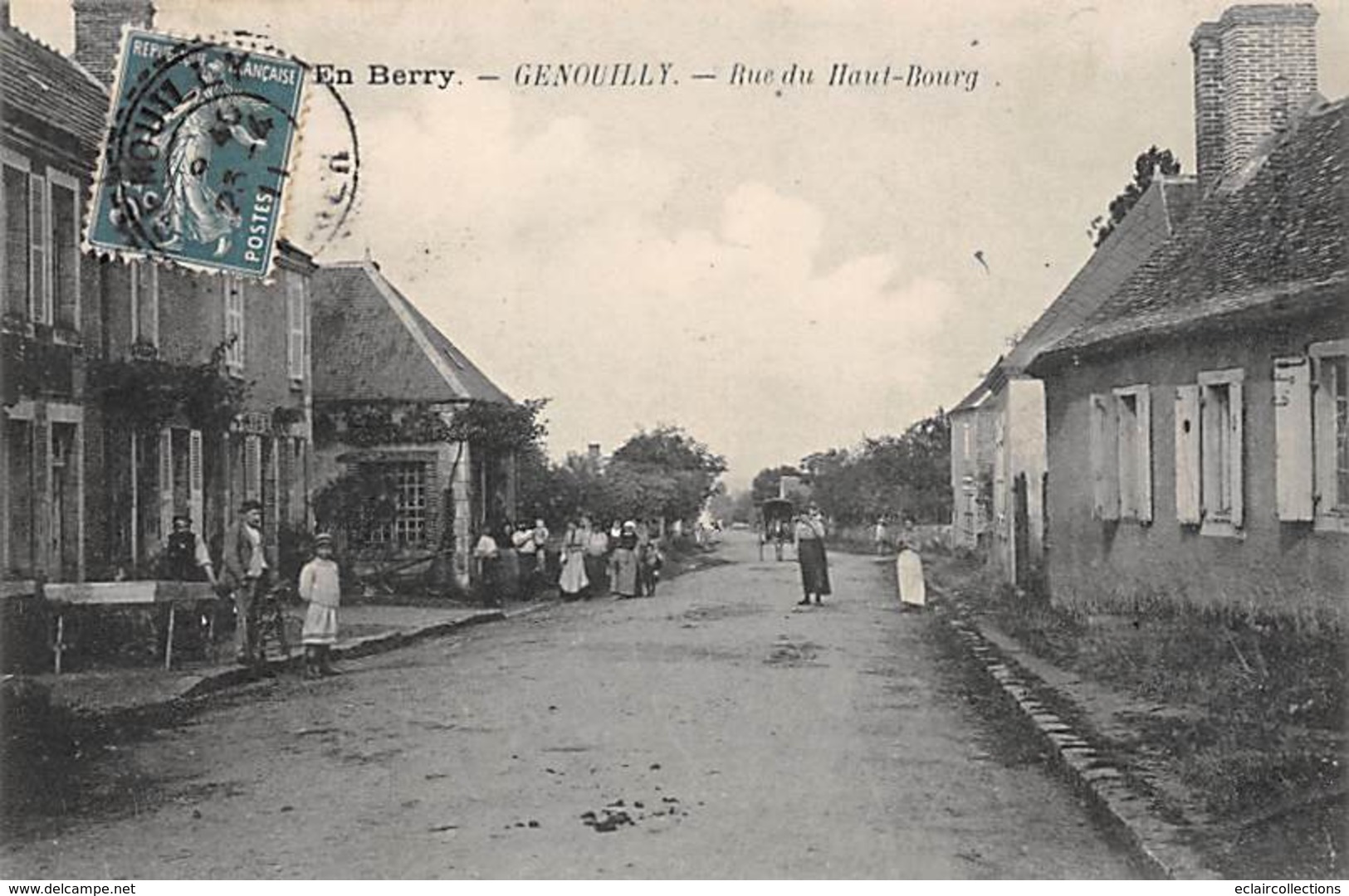 Genouilly        18       Rue Du Haut Bourg         ( Voir Scan) - Other & Unclassified