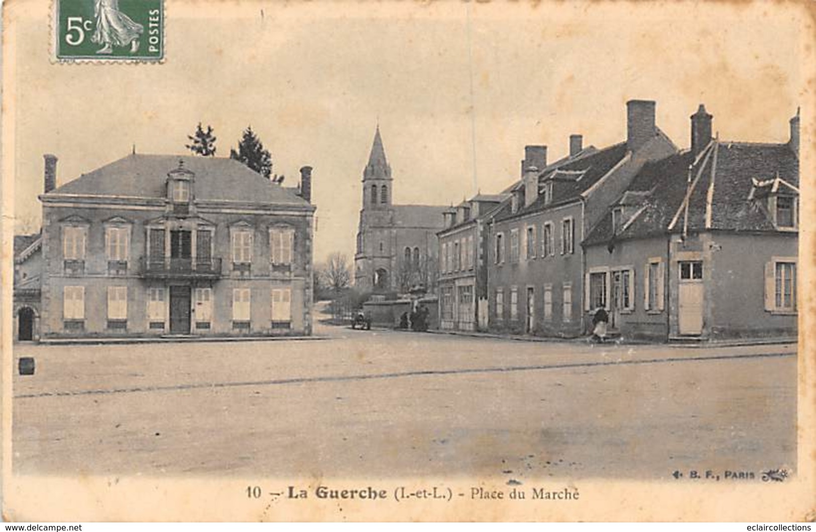 La Guerche Sur L'Aubois      18      Place Du Marché     ( Voir Scan) - La Guerche Sur L'Aubois