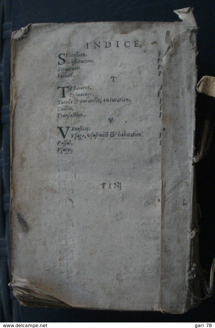 1614 Memorables observations du droit français au civil et canonic / Loys CHARONDAS LE CARON