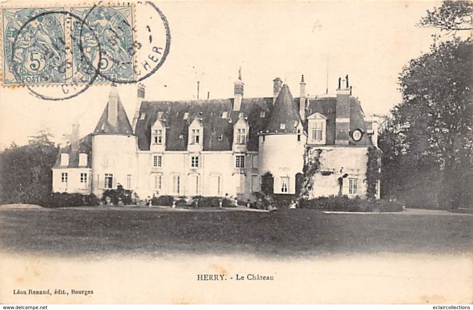 Herry      18       Le Château       ( Voir Scan) - La Guerche Sur L'Aubois