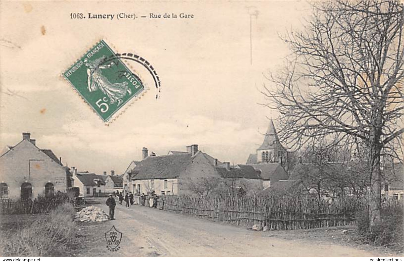 Lunery      18      Rue De La Gare         ( Voir Scan) - Sonstige & Ohne Zuordnung