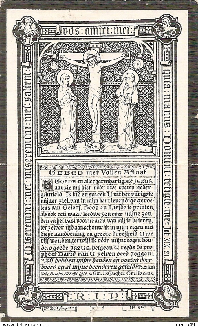 DP. PIERRE TACCOEN ° WULVERGHEM 1845 - + LEYSELE 1924 - MEDECIN VETERINAIRE A LEYSELE DEPUIS 54 ANS - Religione & Esoterismo