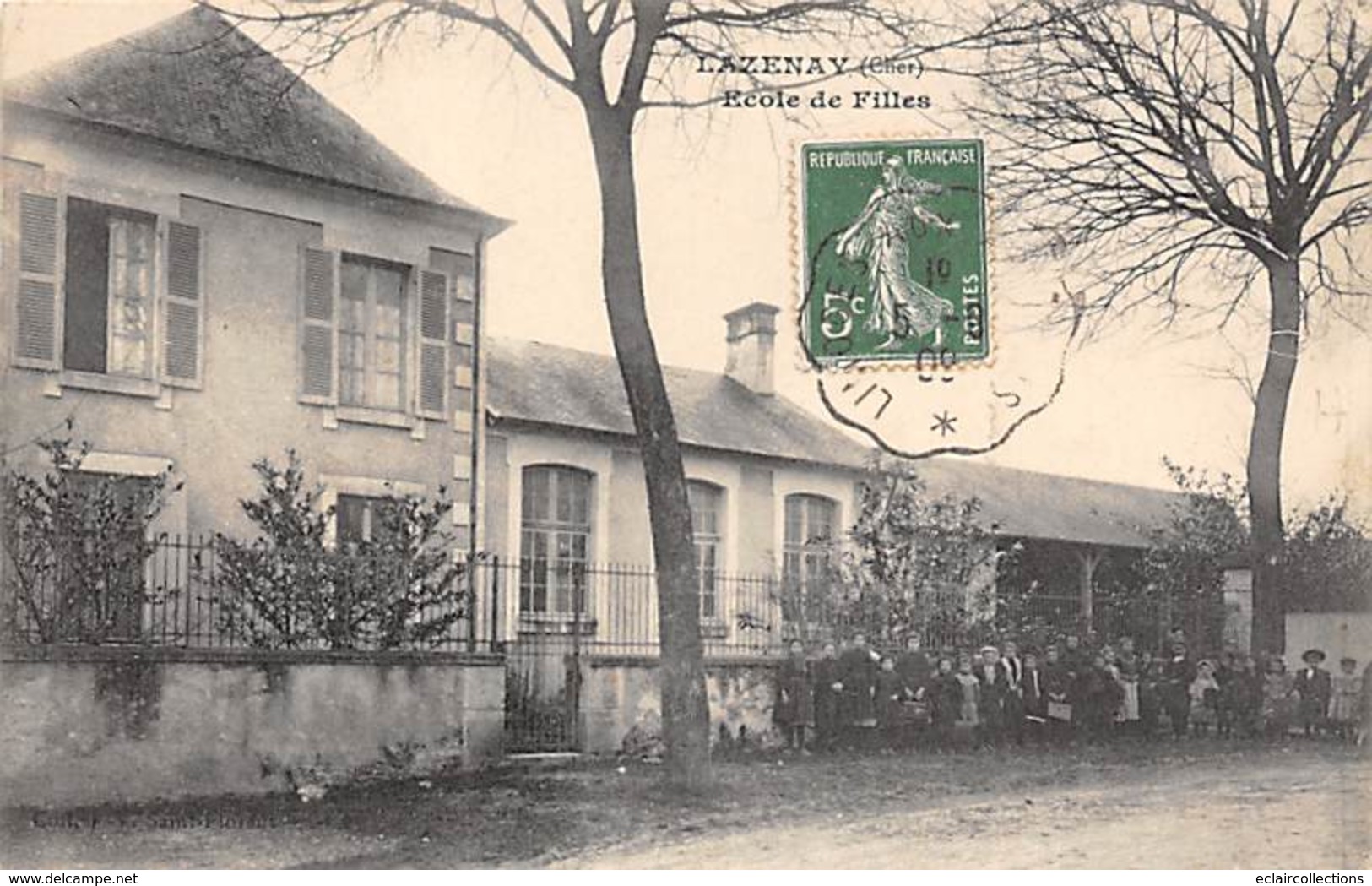 Lazenay        18     Ecole De Filles         ( Voir Scan) - Andere & Zonder Classificatie