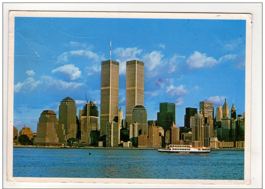 CP 10*15-ZC1670-WATERFRONT VIEW OF LOWER MANHATTAN SKYSCRAPERS NEW YORK CITY - Manhattan