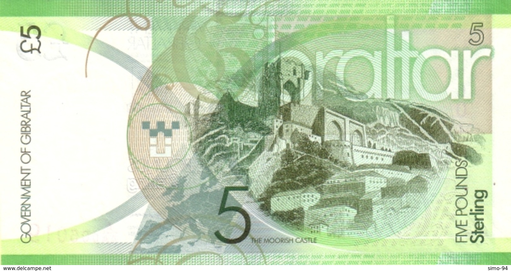 Gibraltar P.35   5 Pounds 2011  Unc - Gibilterra