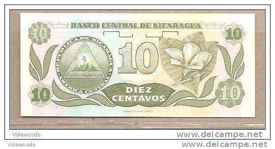 Nicaragua - Banconota Non Circolata FdS UNC Da 10 Centesimi Di Cordoba P-169a.1 - 1991 #19 - Nicaragua