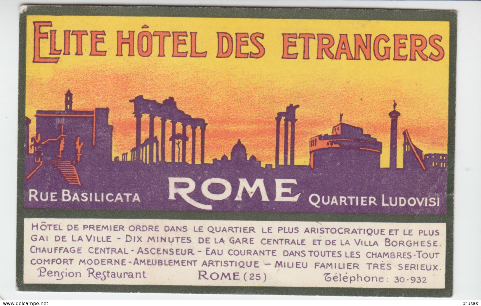 Roma - Elite Hotel - Autres & Non Classés