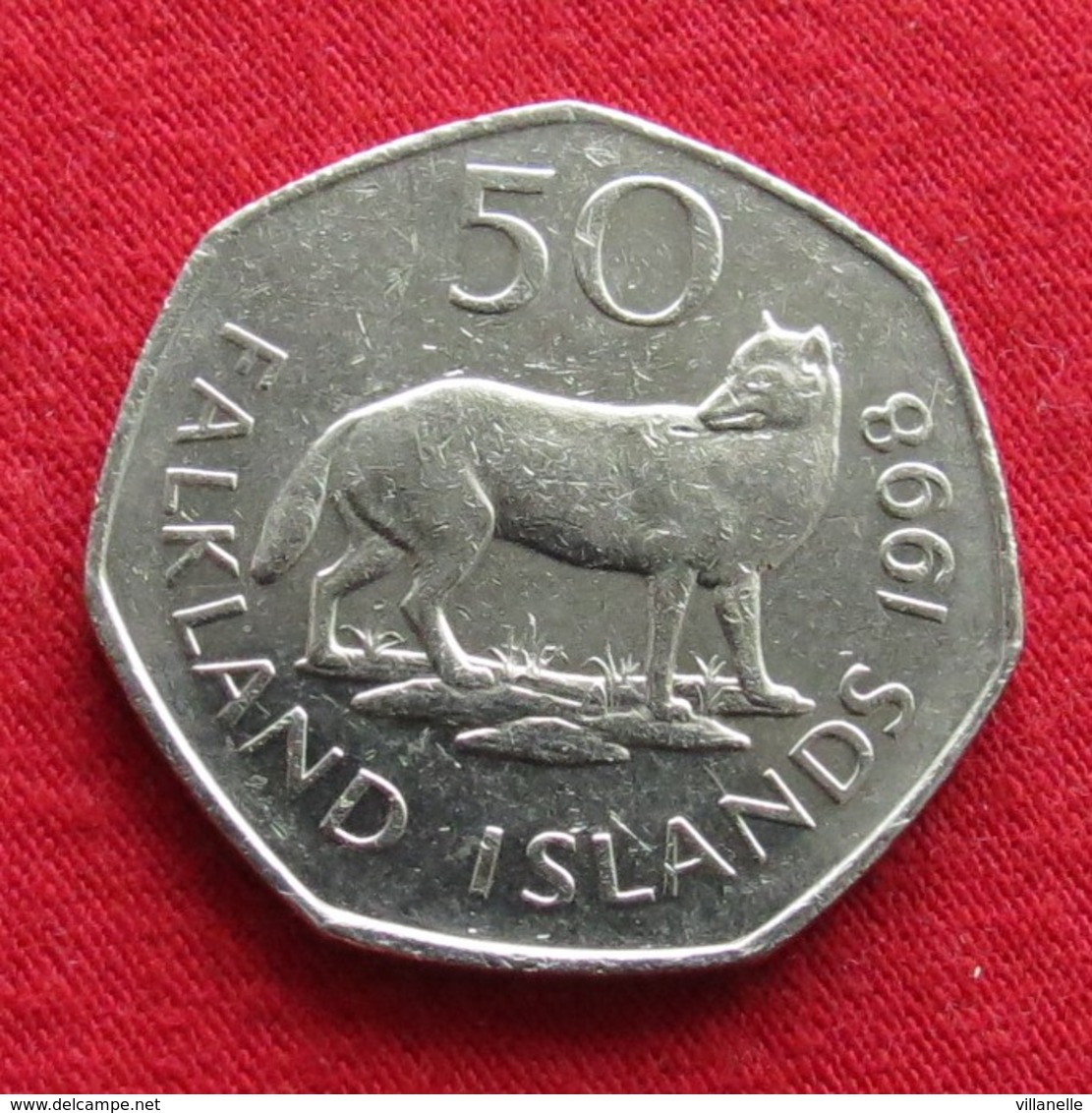 Falkland Islands 50 Pence 1998 KM# 14.2  Malvinas Malwinen - Falkland Islands