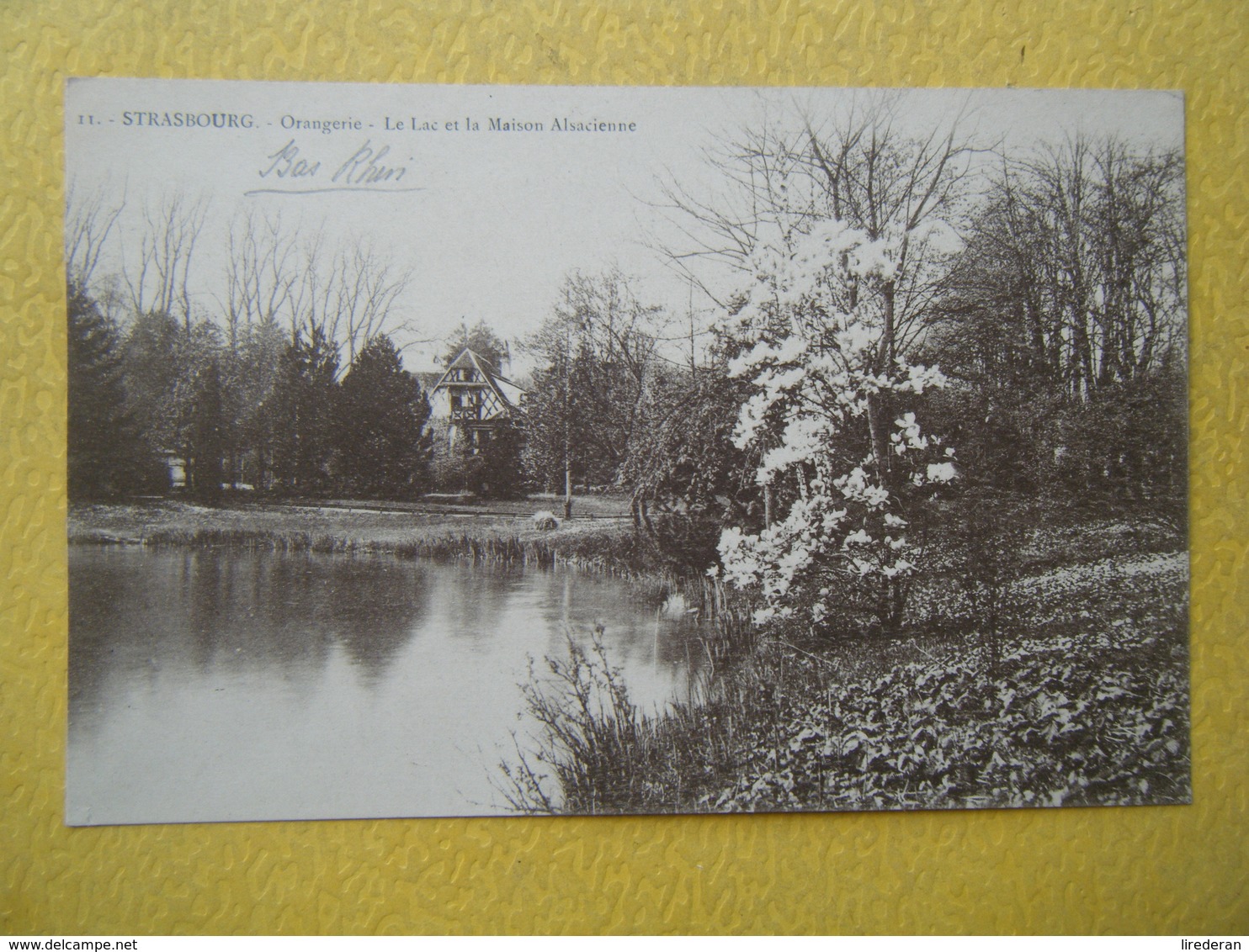 STRASBOURG. L'Orangerie. Le Lac Et La Maison Alsacienne. - Strasbourg