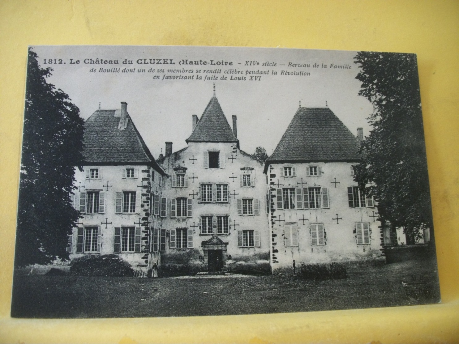 43 3980 CPA 1929 - 43 LE CHATEAU DE CLUZEL. XIVe SIECLE. BERCEAU DE LA FAMILLE DE BOUILLE... - Otros & Sin Clasificación