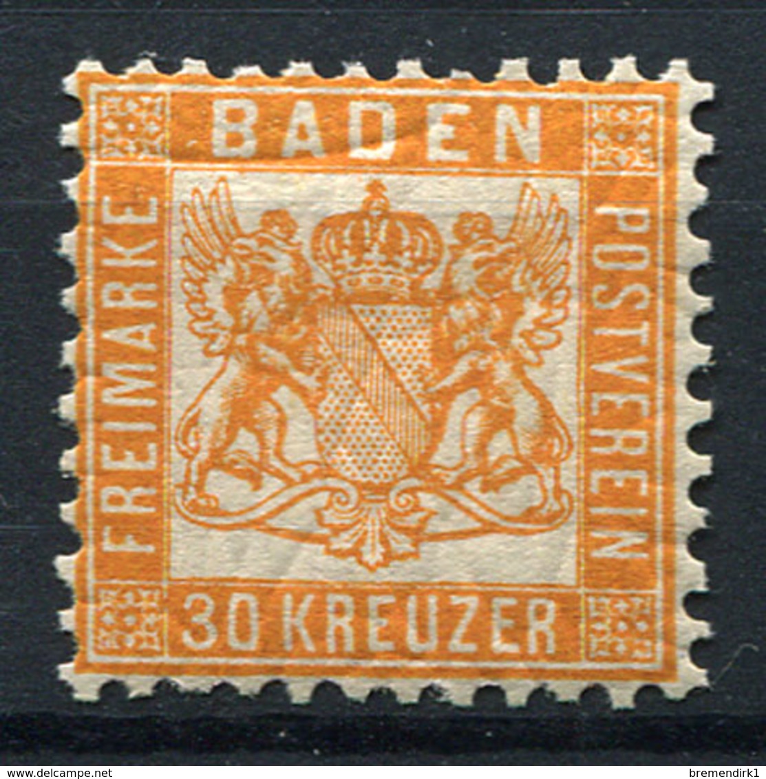 42546) BADEN # 22 B Postfrisch Aus 1862, 90.- € - Autres & Non Classés