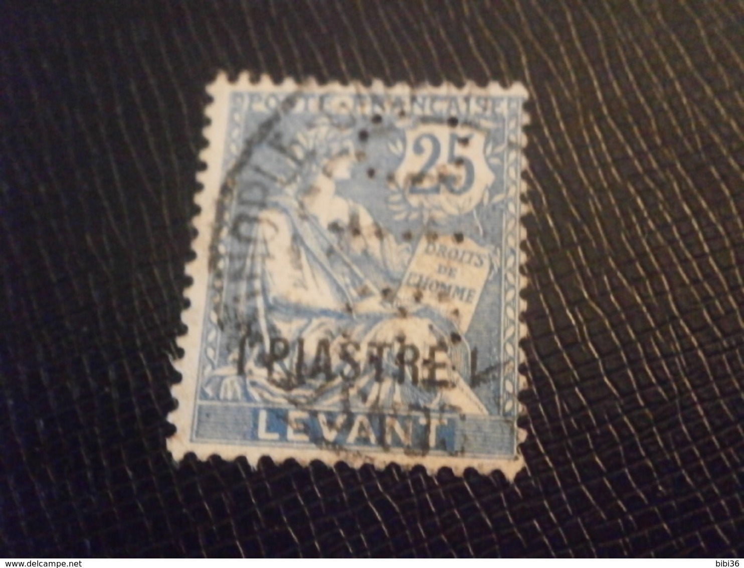 LEVANT LEVANTE 17 BIO2 TIMBRE PERFORE PERFORES PERFIN PERFINS PERFORATION LOCHUNG PERCE PERFORATI PERFO - Used Stamps