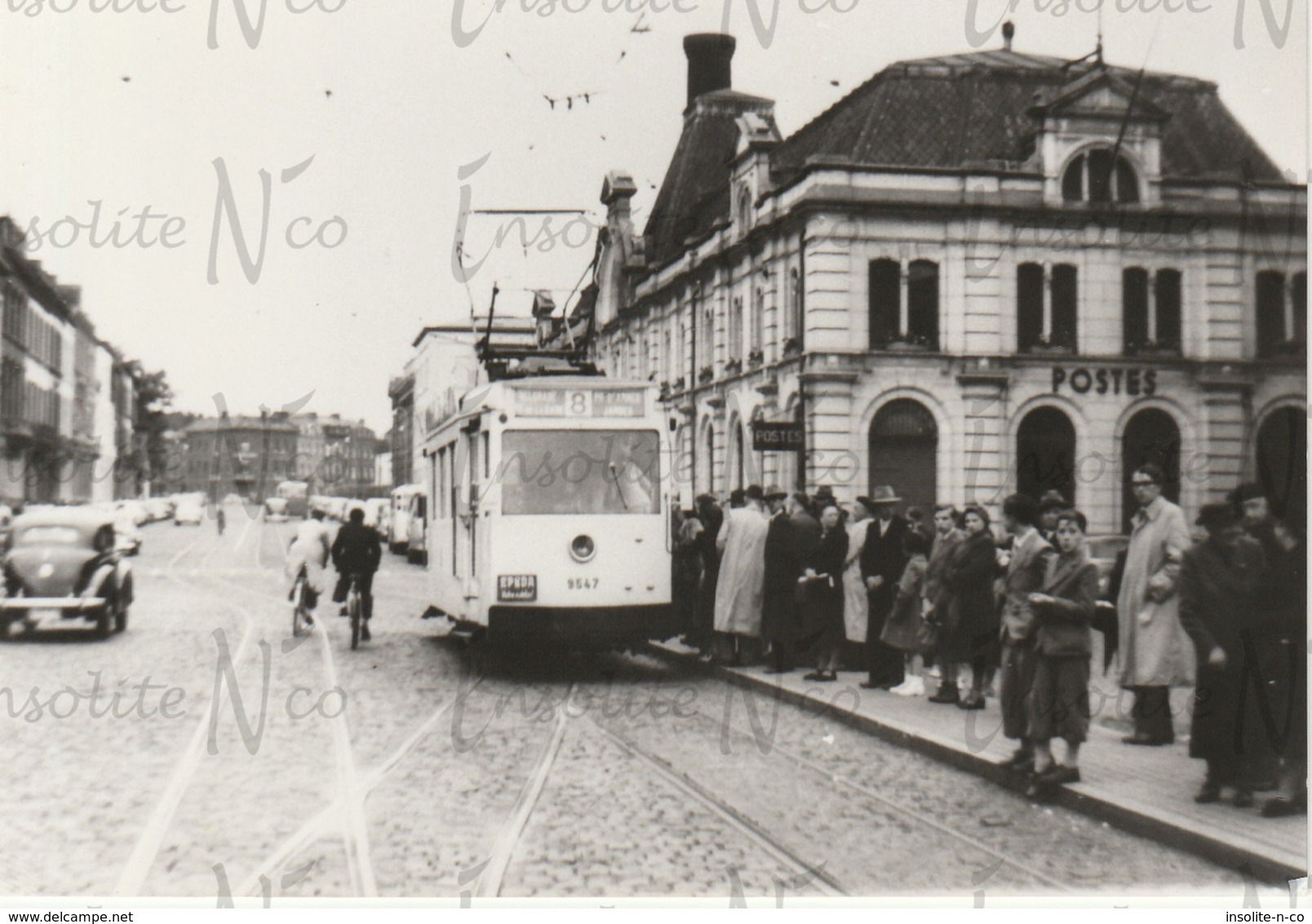 Photographie De Tram N°8 Belgrade Jambes Devant La Gare De Namur - Autres & Non Classés