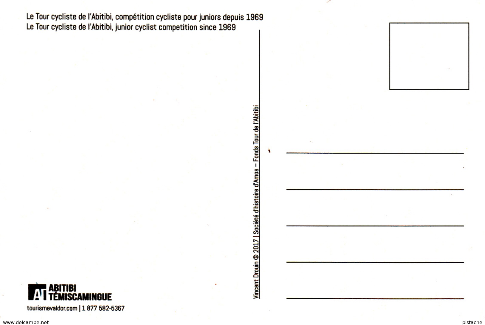 Tour De L'Abitibi Québec Canada - Cycling Cyclisme - Bicycle Velo - Unused - Cyclisme