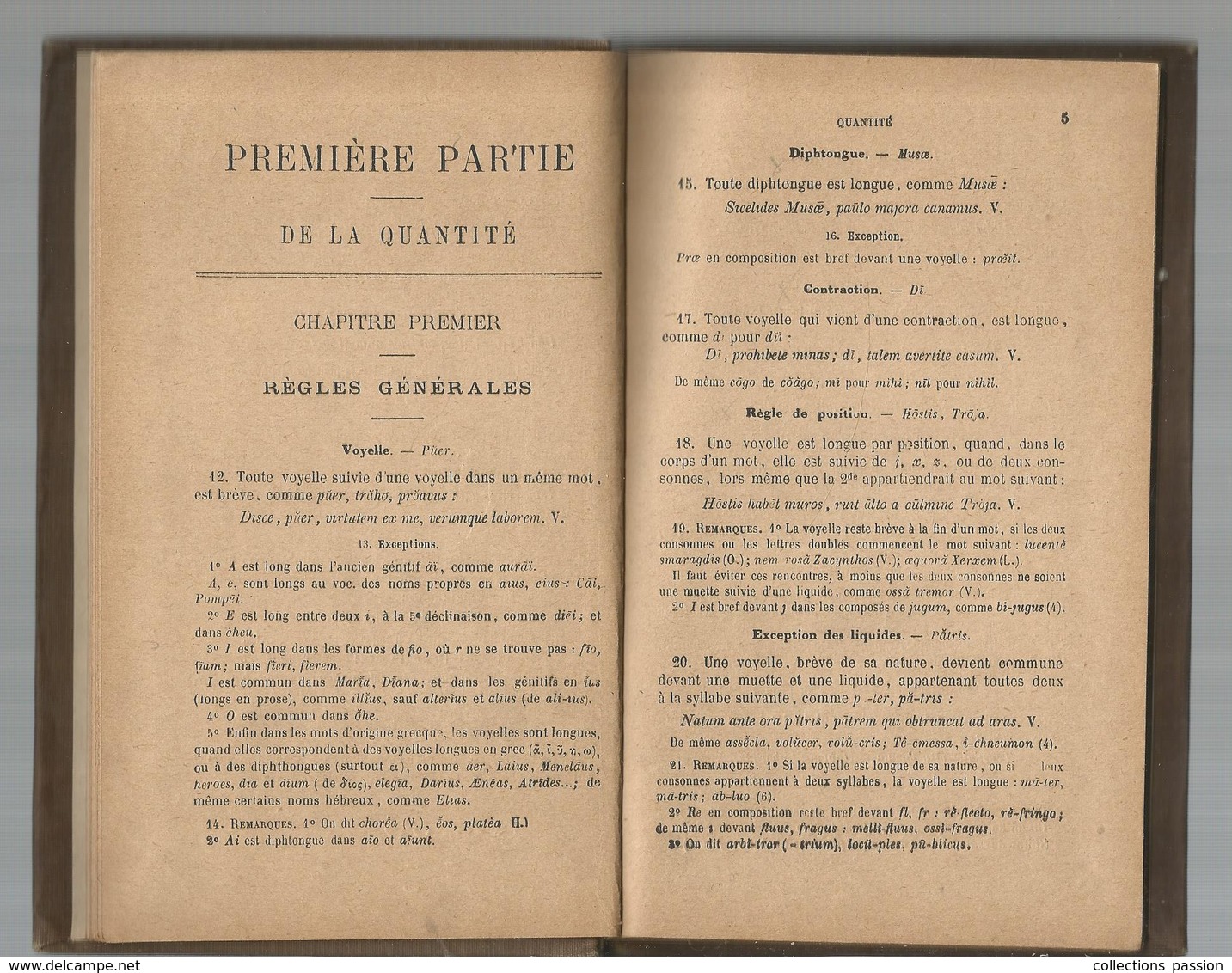 Scolaire , PROSODIE LATINE , P.A. Sengler , Ed. Taffin-Lefort,1925, 57 Pages , Frais Fr 2.55 - 12-18 Años