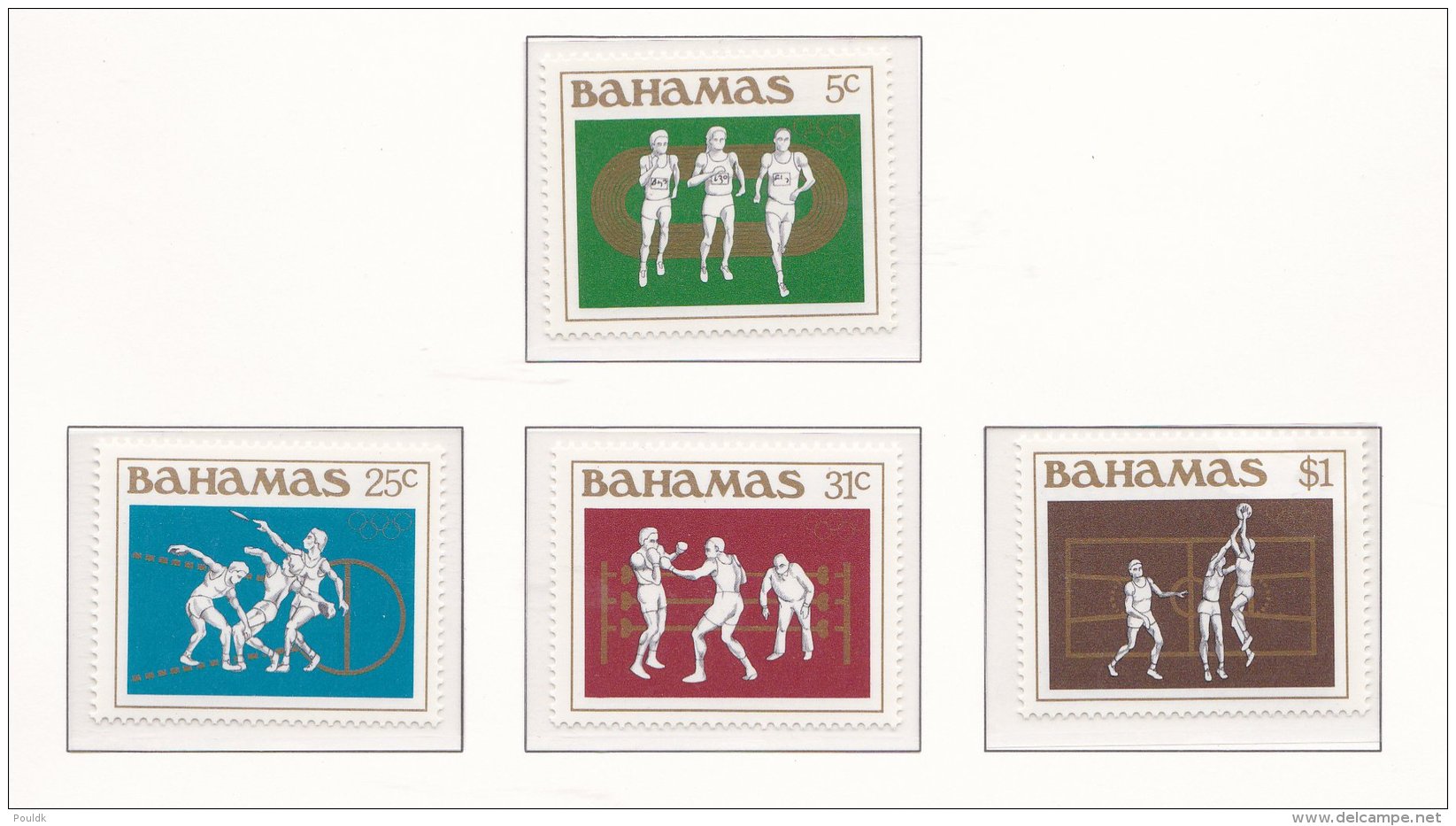 Bahamas 1984 Los Angeles Olympic Games MNH/**  (M14) - Ete 1984: Los Angeles