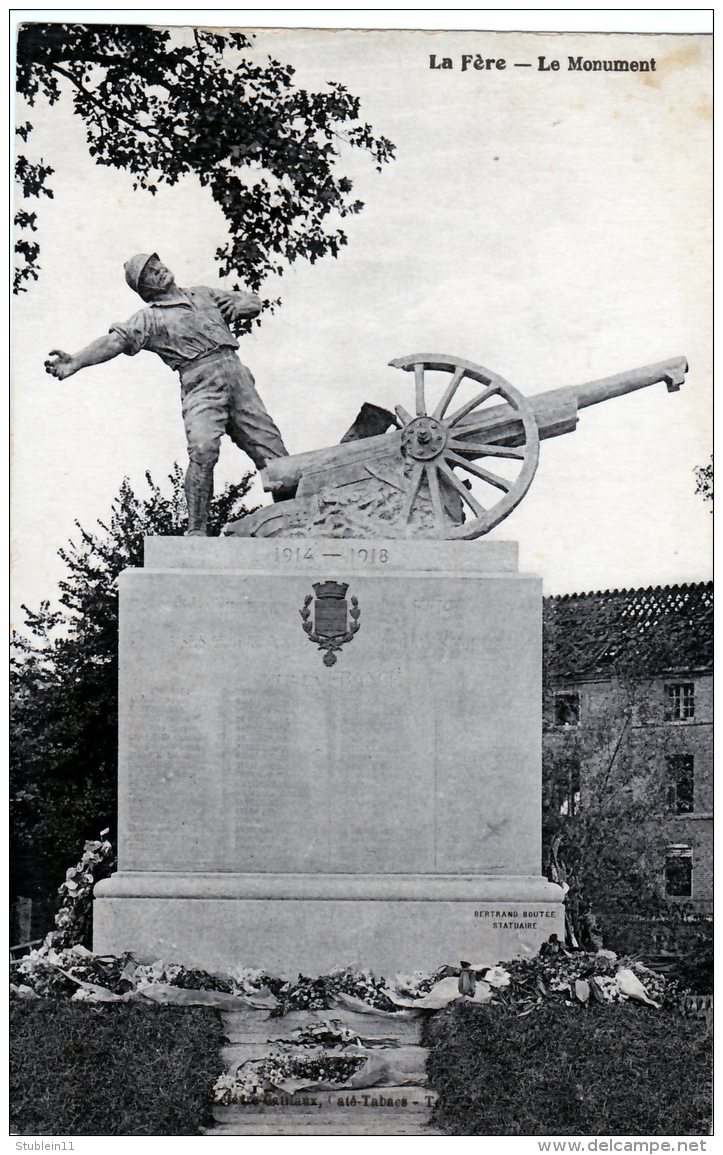 La Fère (Aisne)  Monument Aux Morts (1914-1918) - Autres & Non Classés