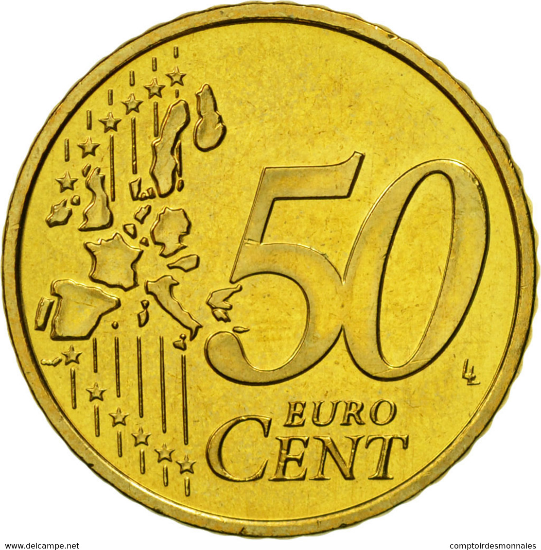 Autriche, 50 Euro Cent, 2004, SPL, Laiton, KM:3087 - Austria