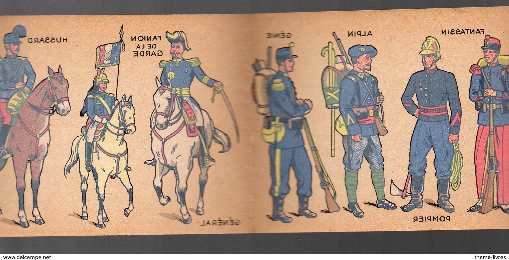 Carnet De 4 Décalcomanies SOLDATS DE FRANCE Troupes 1914. (ill Jean) (PPP15526) - Autres & Non Classés