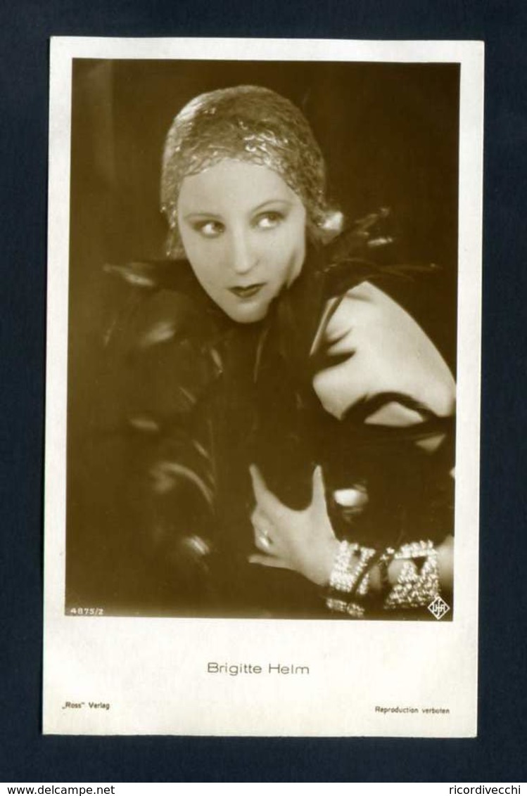 Cartolina Cinema - Brigitte Helm - Attori