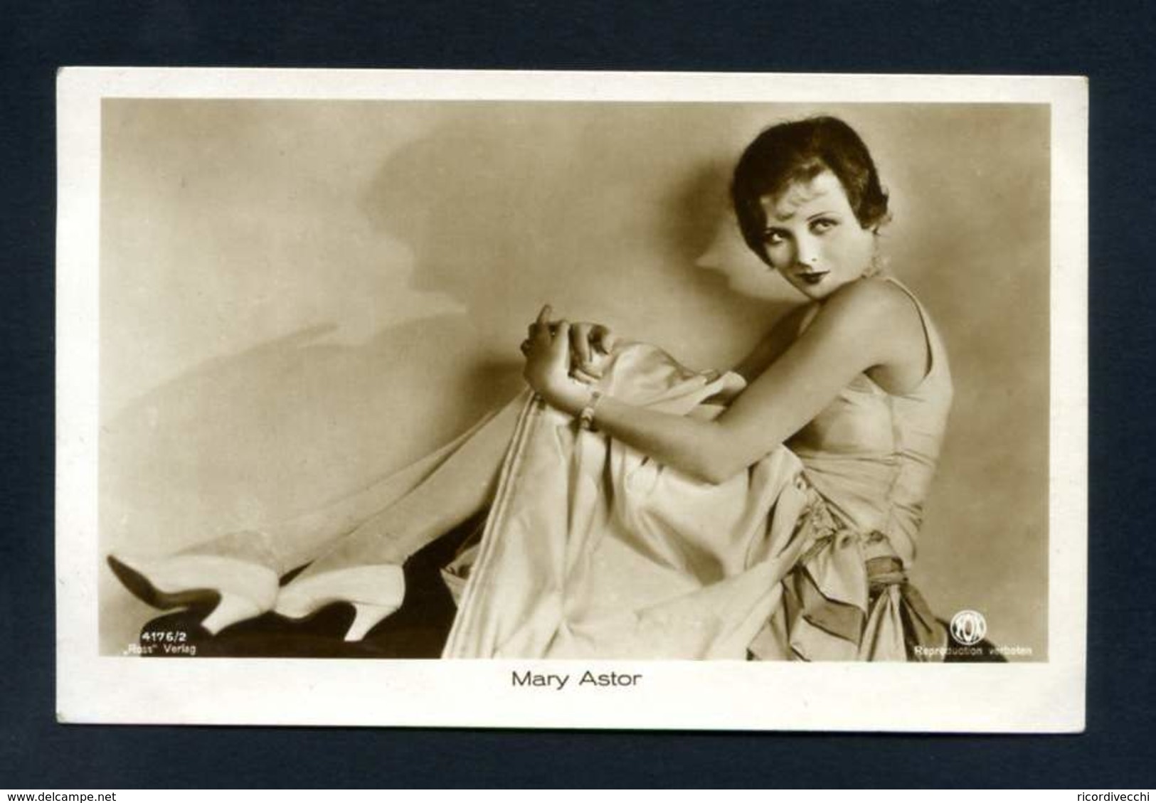 Cartolina Cinema - Mary Astor - Attori