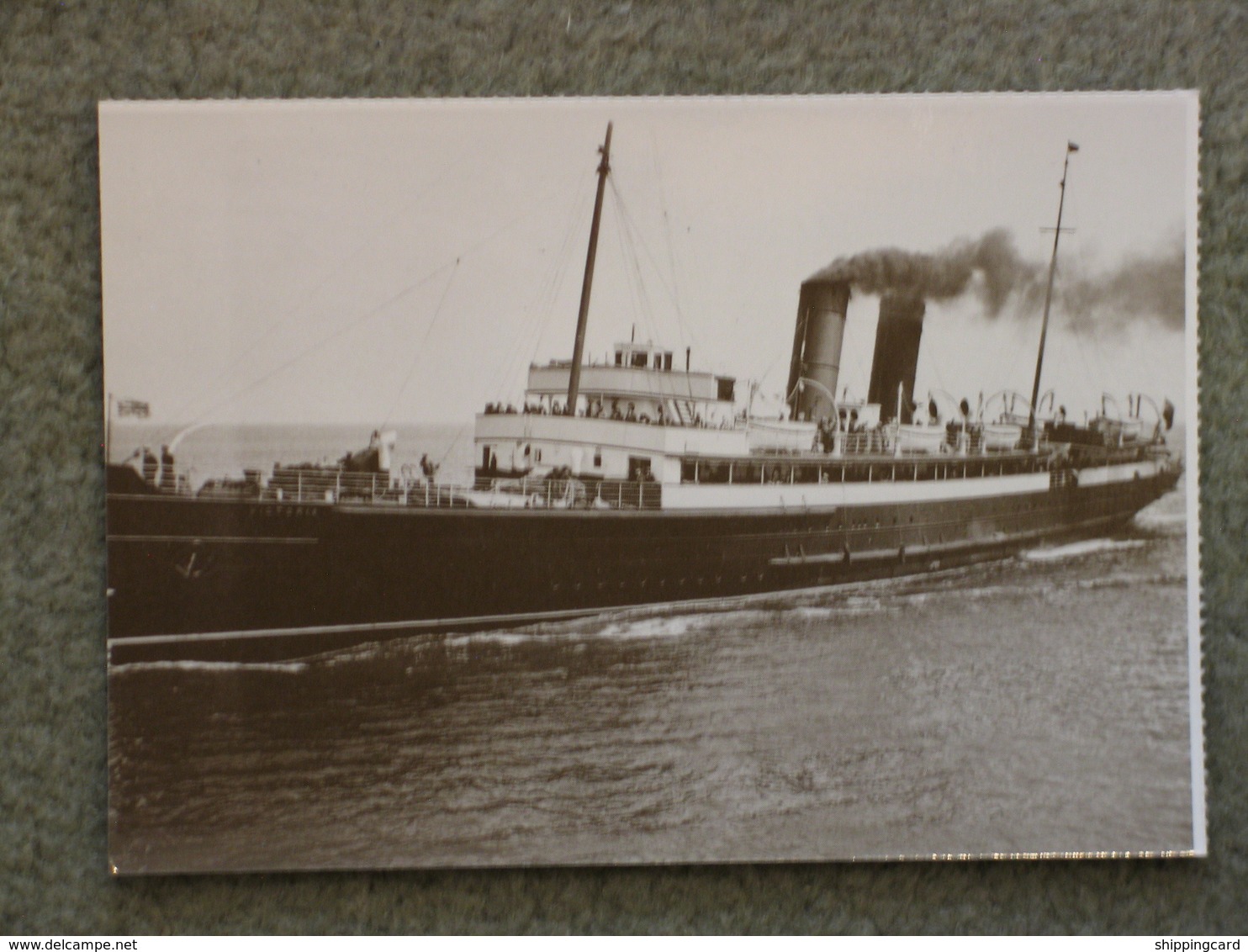 ISLE OF MAN STEAM PACKET VICTORIA - MODERN CARD - Ferries