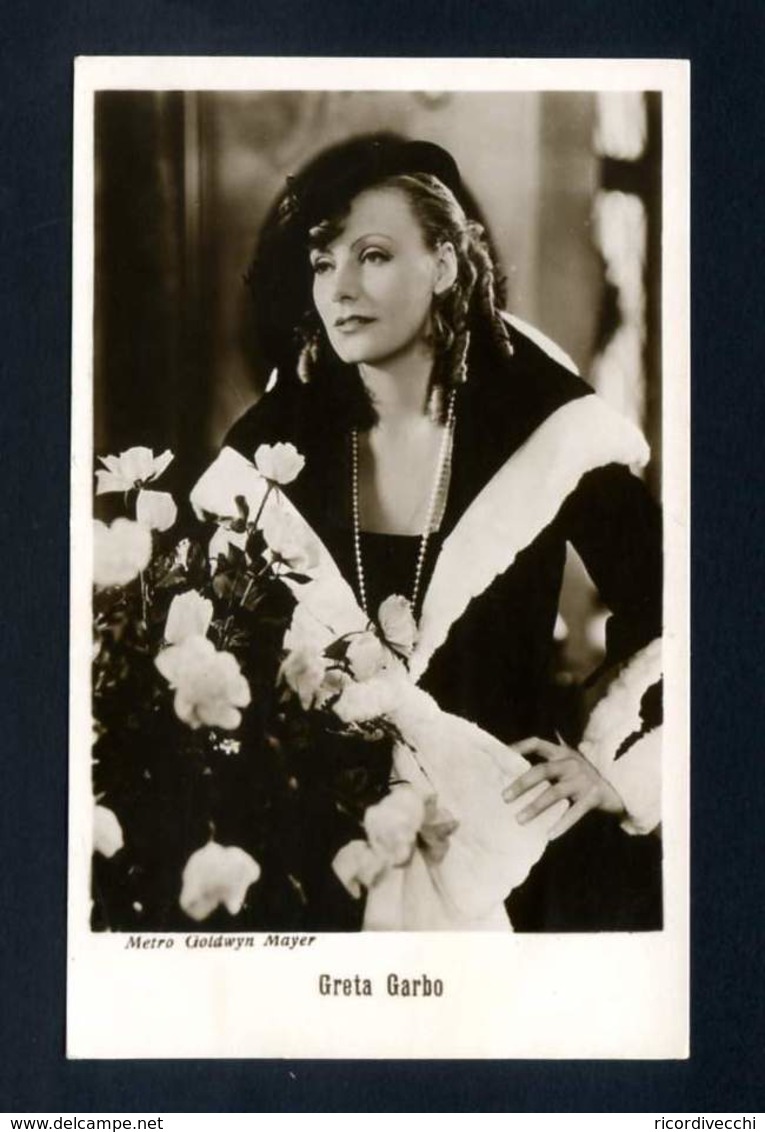 Cartolina Cinema - Greta Garbo - Actors