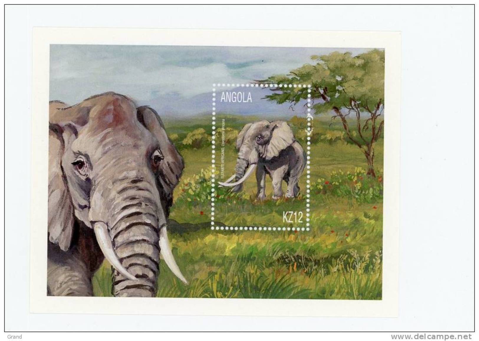 Angola-2000-Eléphants-YT B78***MNH - Angola