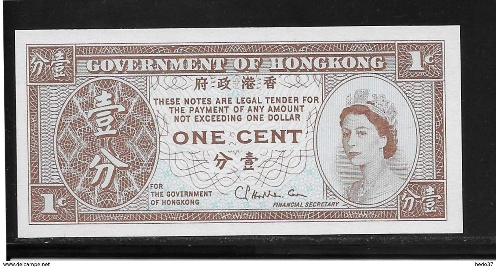 Hong Kong - 1 Cent - NEUF - Hong Kong
