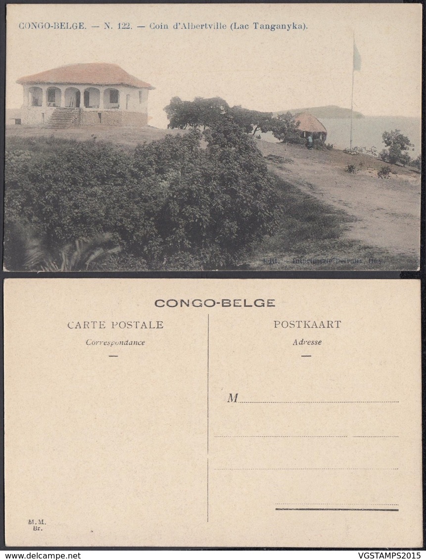 Congo Belge 1910 - Carte Postale Nr. 122.  Coin D'Albertville (Lac Tanganyka)   Ref. (DD)  DC0254 - Congo Belge