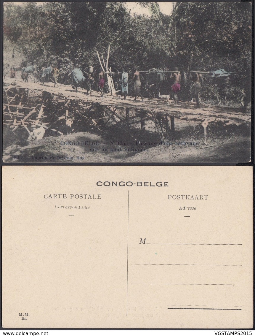 Congo Belge 1910 - Carte Postale Nr. 135.  Passage D'une Caravane.  Ref. (DD)  DC0266 - Congo Belge