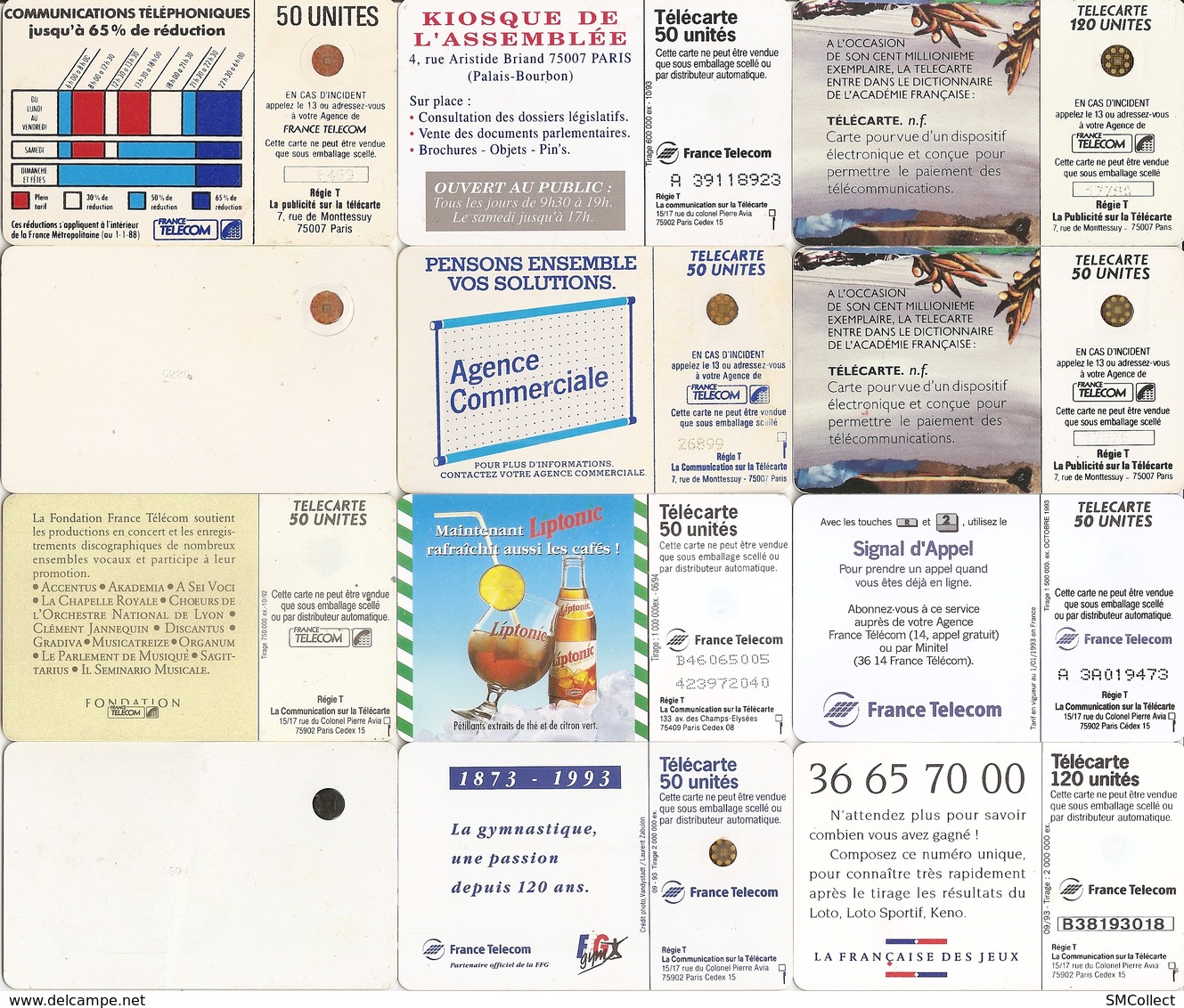 France. 212 cartes toutes scannées recto/verso (env. 10 c. pièce) + classeur et 19 étrangères offertes, voir description
