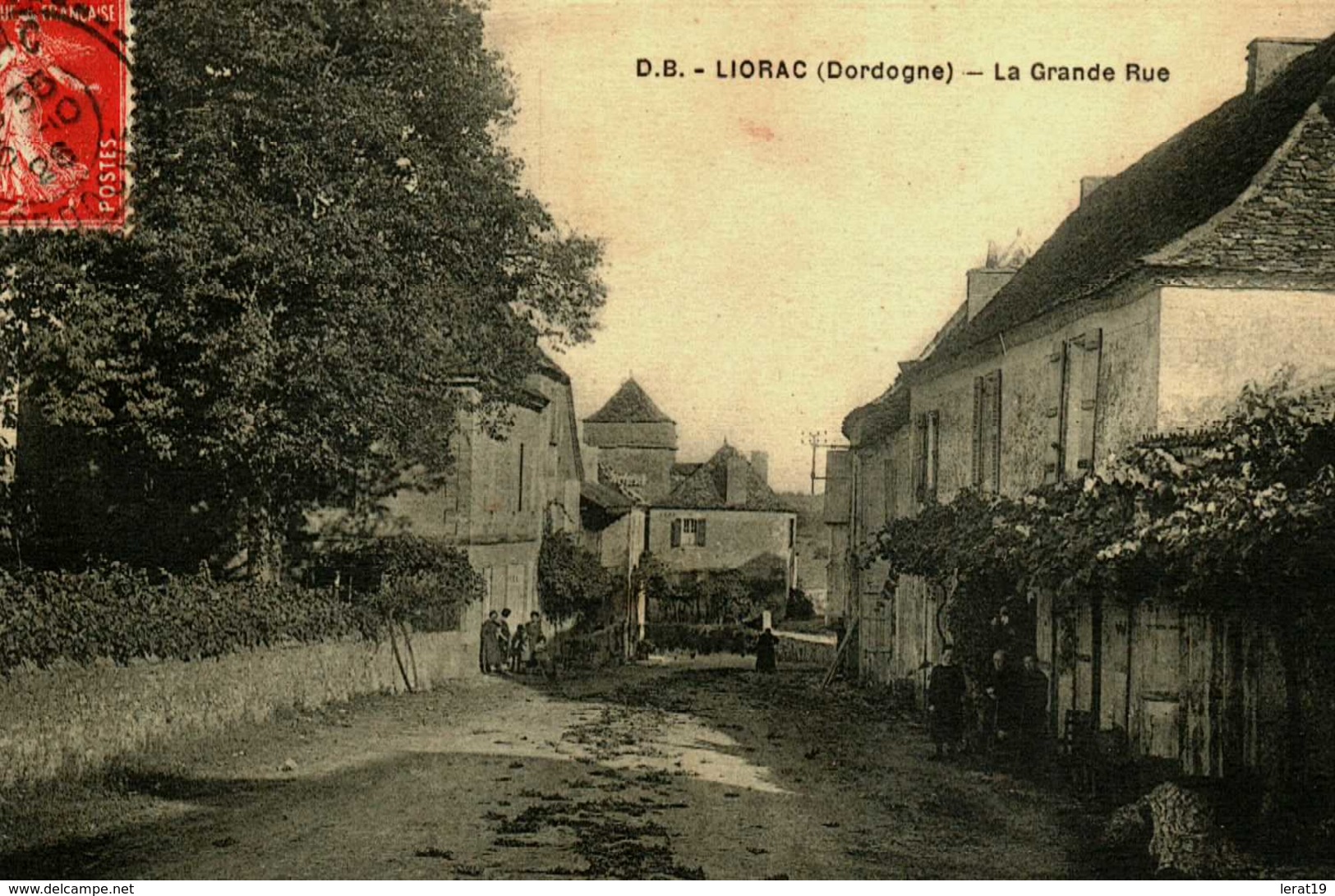 24....Dordogne...liorac....la Grande Rue - Autres & Non Classés