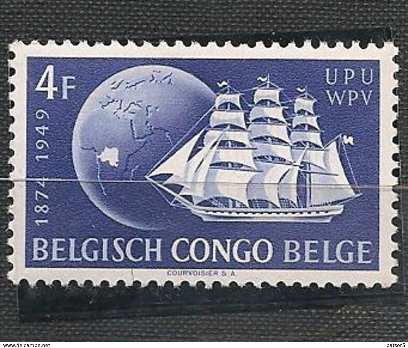 Congo Belge 1949 COB 297 - Neufs