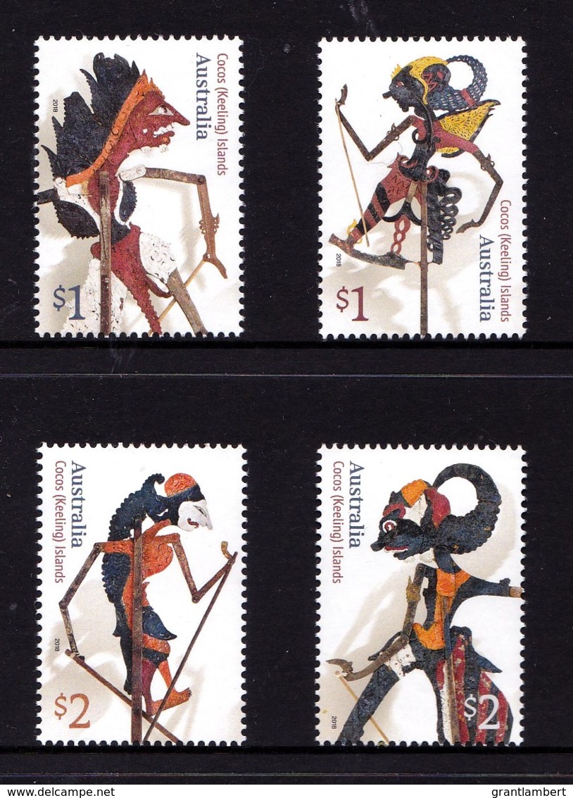 Cocos Islands 2018 Shadow Puppets Set Of 4 MNH - Kokosinseln (Keeling Islands)