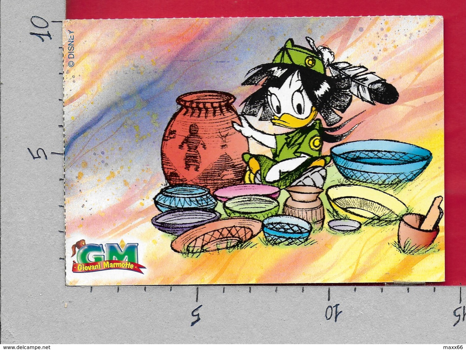 CARTOLINA NV ITALIA - PUBBLICITARIA DISNEY -  GM Giovani Marmotte - 10 X 15 - Altri & Non Classificati