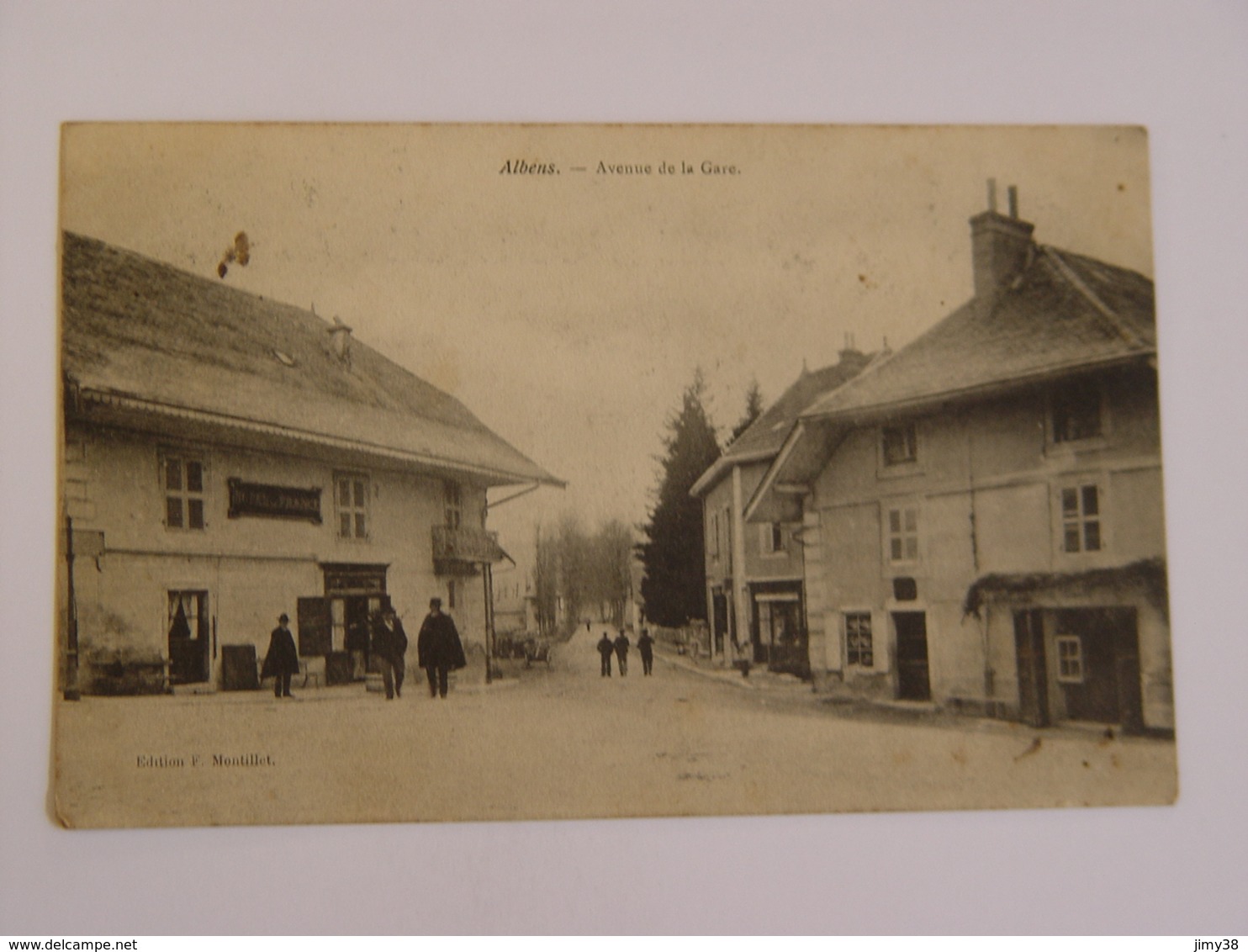 SAVOIE-ALBENS-AVENUE DE LA GARE-ED F.MONTILLET-ANIMEE - Albens