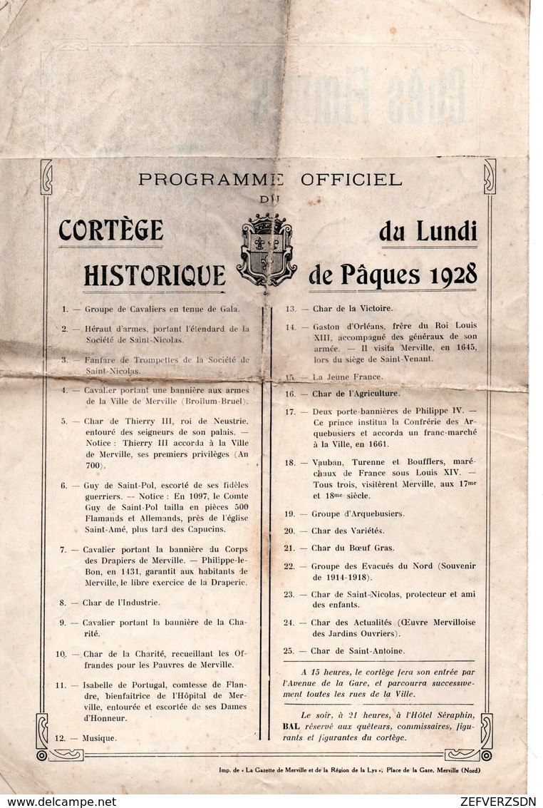 59 NORD MERVILLE PROGRAMME - Programmes