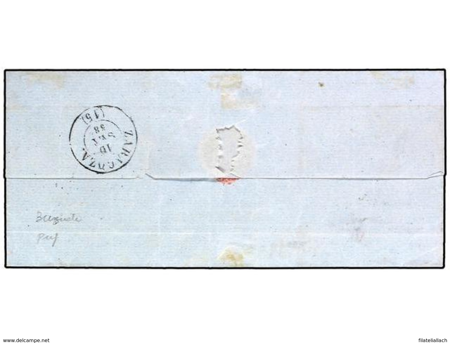 SPAIN: PREPHILATELIC MARKS  DP06 NAVARRA - ...-1850 Prefilatelia