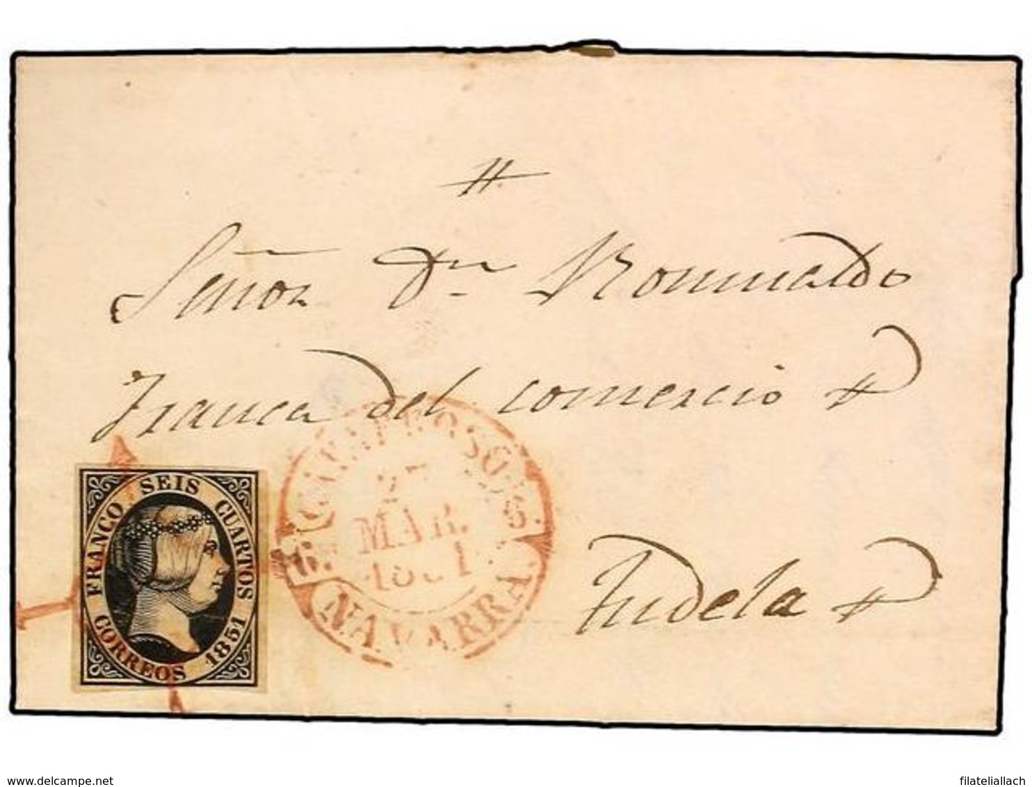 SPAIN: PREPHILATELIC MARKS  DP06 NAVARRA - ...-1850 Prefilatelia