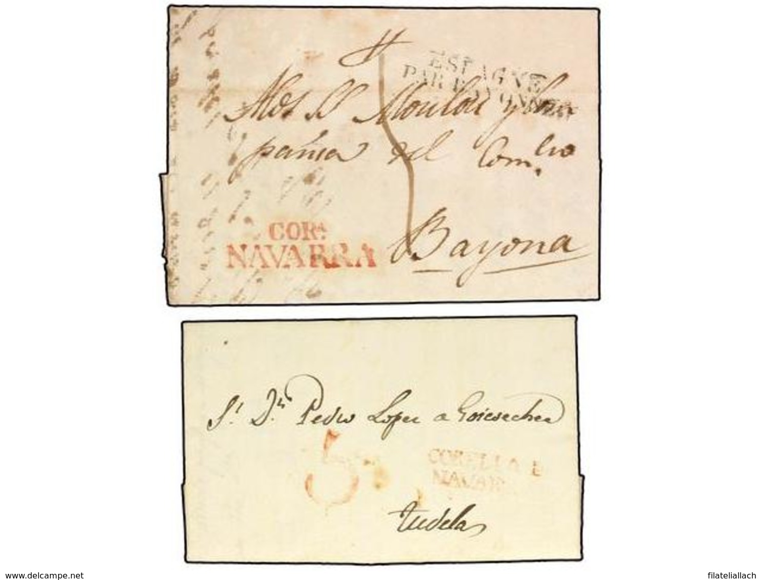 SPAIN: PREPHILATELIC MARKS  DP06 NAVARRA - ...-1850 Prefilatelia