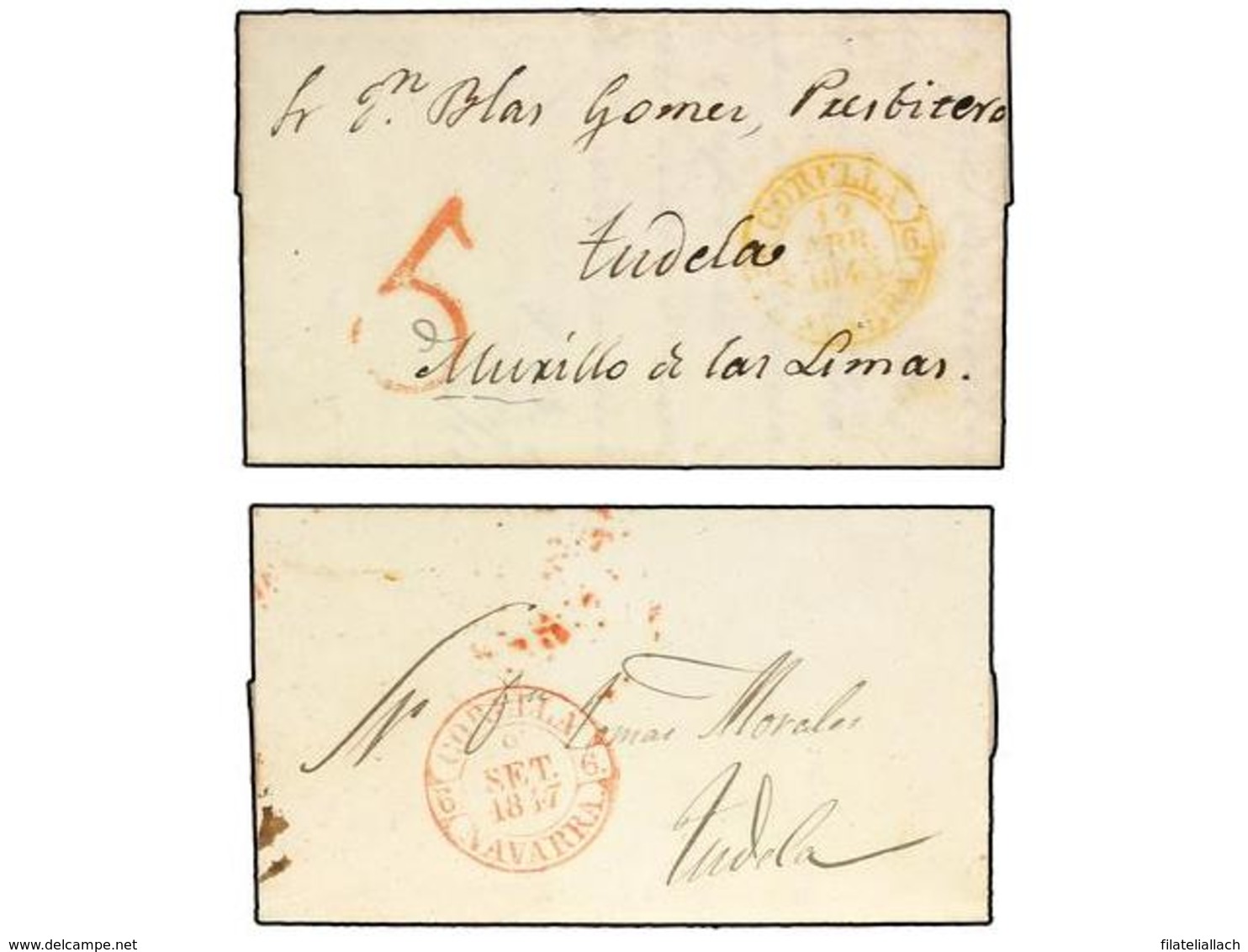 SPAIN: PREPHILATELIC MARKS  DP06 NAVARRA - ...-1850 Prefilatelia