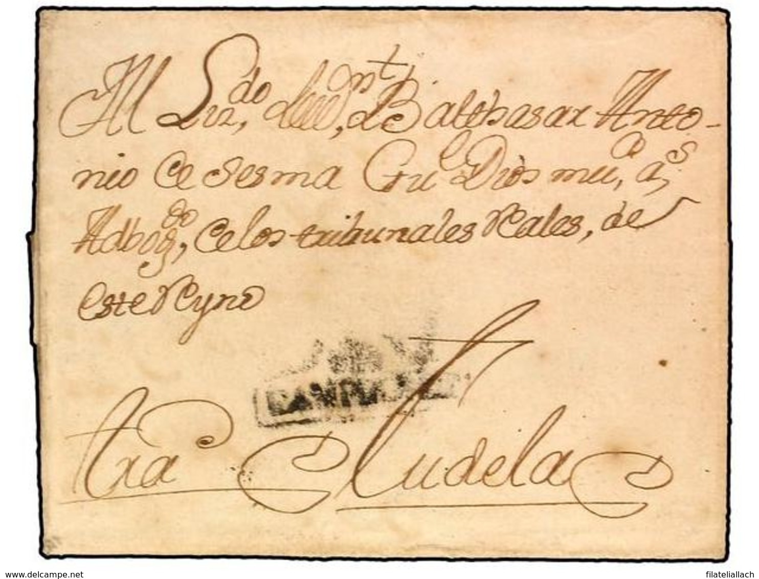 SPAIN: PREPHILATELIC MARKS  DP06 NAVARRA - ...-1850 Prefilatelia